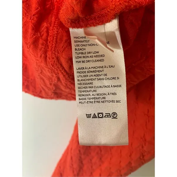 Free People Red Bustier Top boho orange size small - Image 4