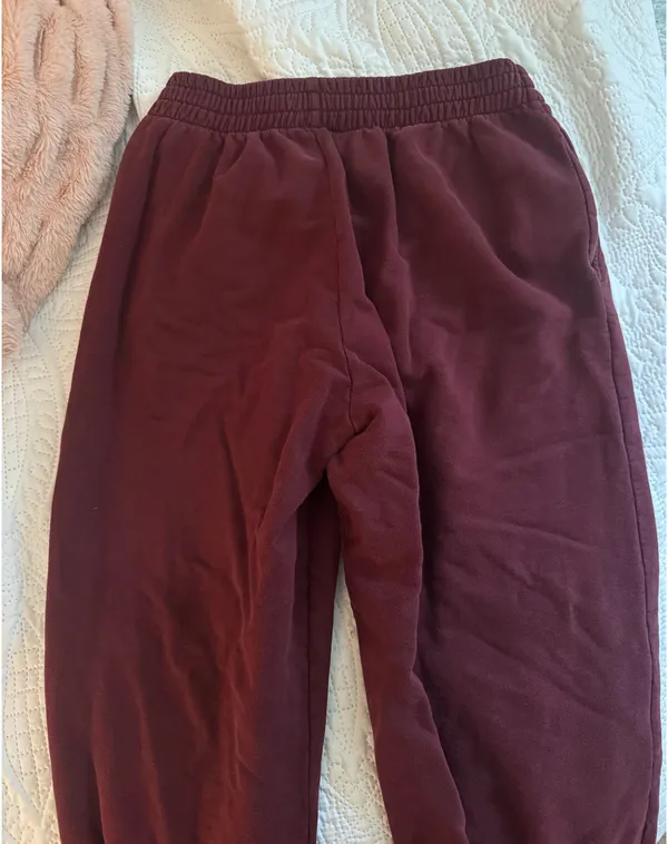 The Bar Varsity Sweatpants Maroon - Image 5