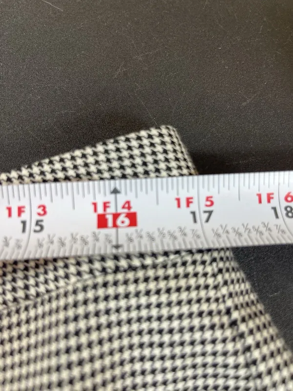 Lauren Ralph Lauren Black White Houndstooth Pants Size 12 Office Academia READ - Image 8