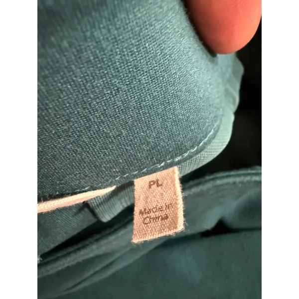 Soft‎ Surroundings Metro Ponte Knit Pants Teal Green Cropped Tapered PL 3GM70 - Image 5