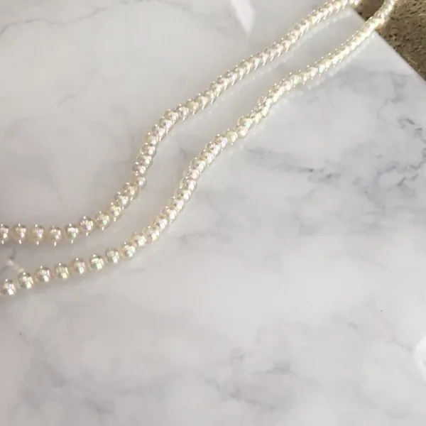 Vintage Super Long Bead Necklace - Image 3