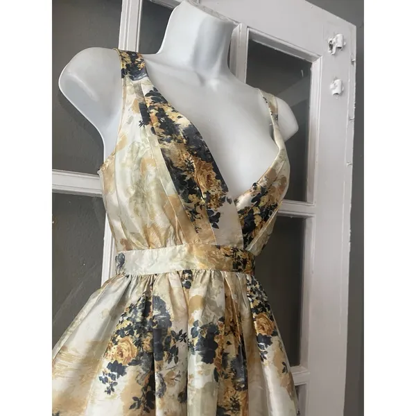 BHLDN by Anthropologie Floral Fit & Flare Mini Dress‎ - Image 4
