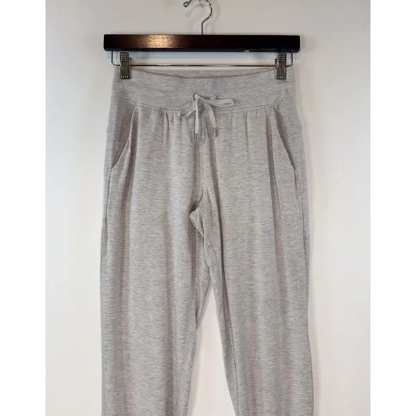 Lululemon Womens Pants Gray Still Chill Jogger Sweatpants Tapered Size 4 - Image 7
