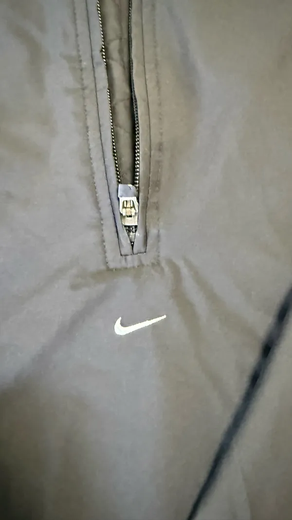 Rare Vintage Nike "Center Swoosh" 1/4 Zip Technical Windbreaker - Black - Size M - Image 6