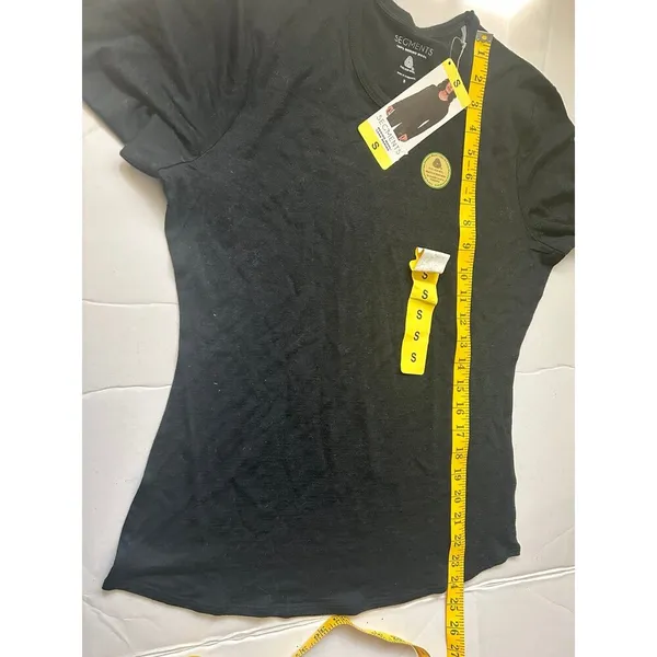 Segments Womens Base Layer Top size S Black Merino Wool Long Sleeve Tee - Image 6