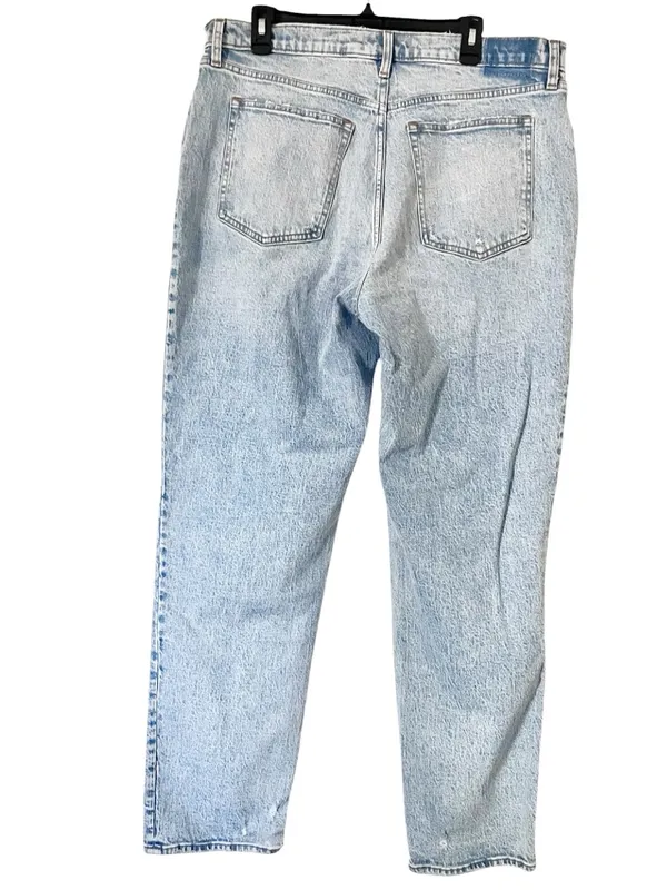 Abercrombie & Fitch Curve Love The ‘90s Straight Ultra High Rise Jeans Size 18 L - Image 4