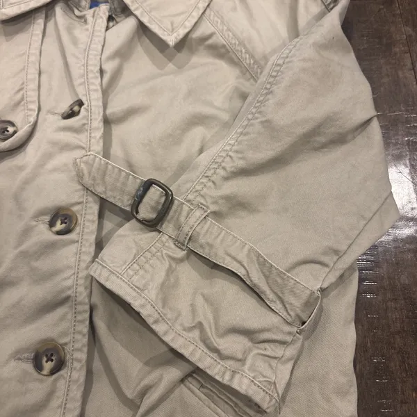 Converse‎ One Star Junior Large 100% Cotton Cute Khaki Jacket~Button Up~Pockets - Image 7