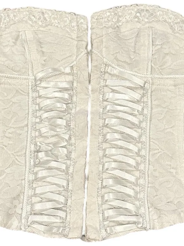 I AM GIA Novah Bustier White Bridal Wedding Corset Top S - Image 7