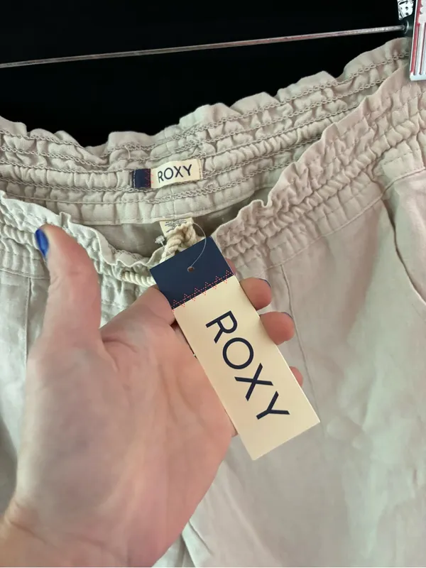 ROXY NWT Linen Blend Oceanside Pant - Image 6
