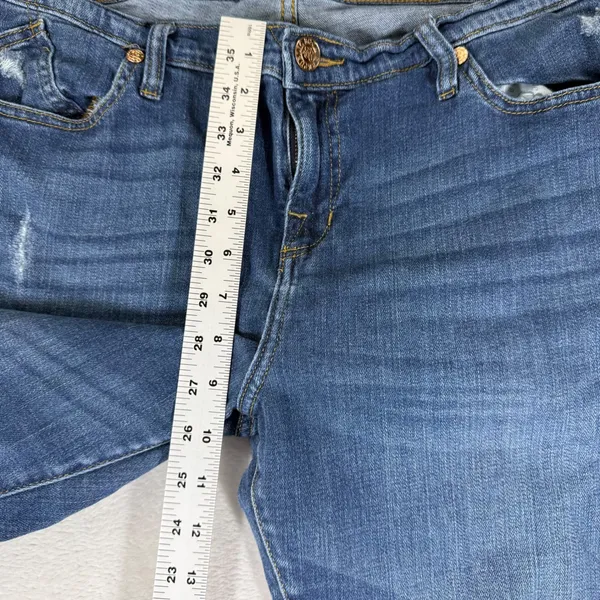 Rock & Republic Kasandra Bootcut Jeans Womens 16M Medium Wash Distressed R010315 - Image 6