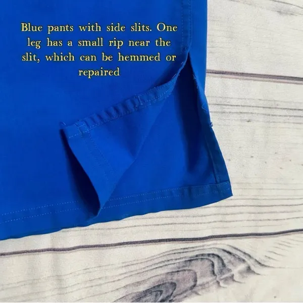 Figs Pants Women XXL/P Livingston‎ Scrub Royal Blue High Rise T21003P 28"L 2XLP - Image 11