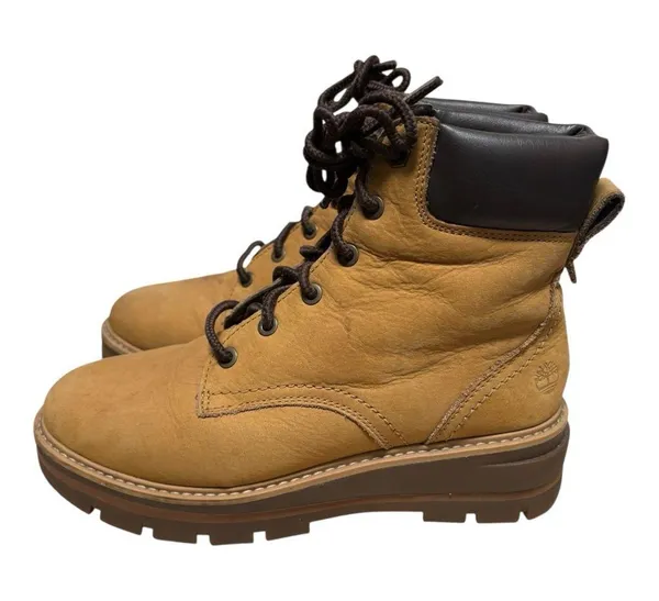 Timberland Cheyenne Nubuck Lace Up Boots Size 7.5 - Image 2