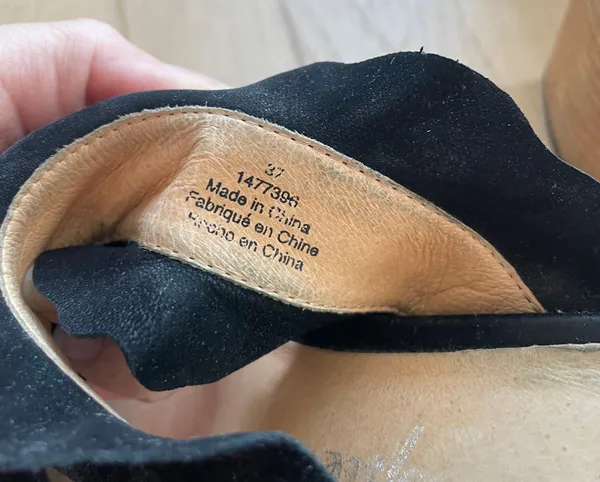 Free People Rosie Ruffle Mule Heels Black Suede Size 7 - Image 5