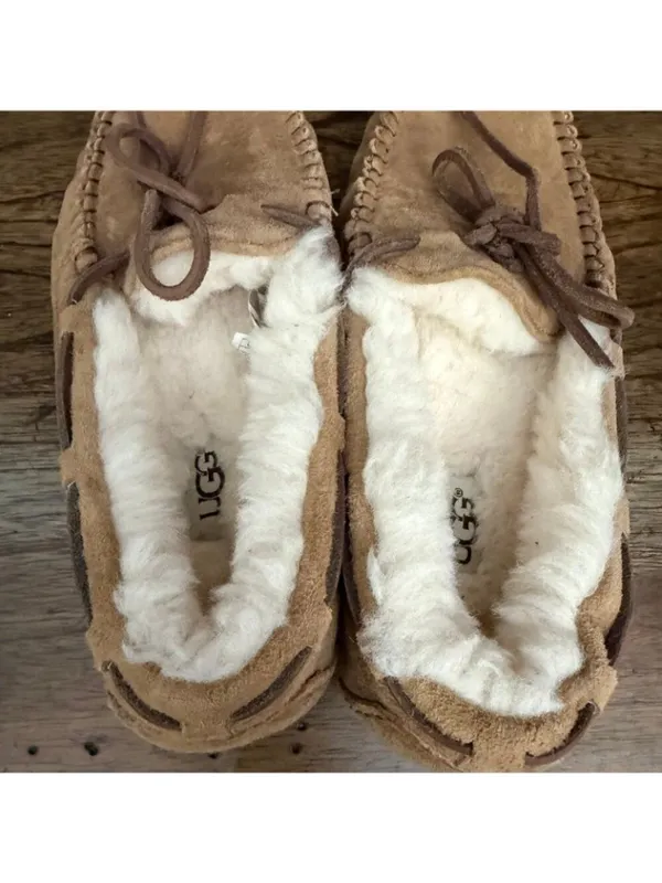 UGG Dakota Moccasins Slippers Chestnut - Image 6