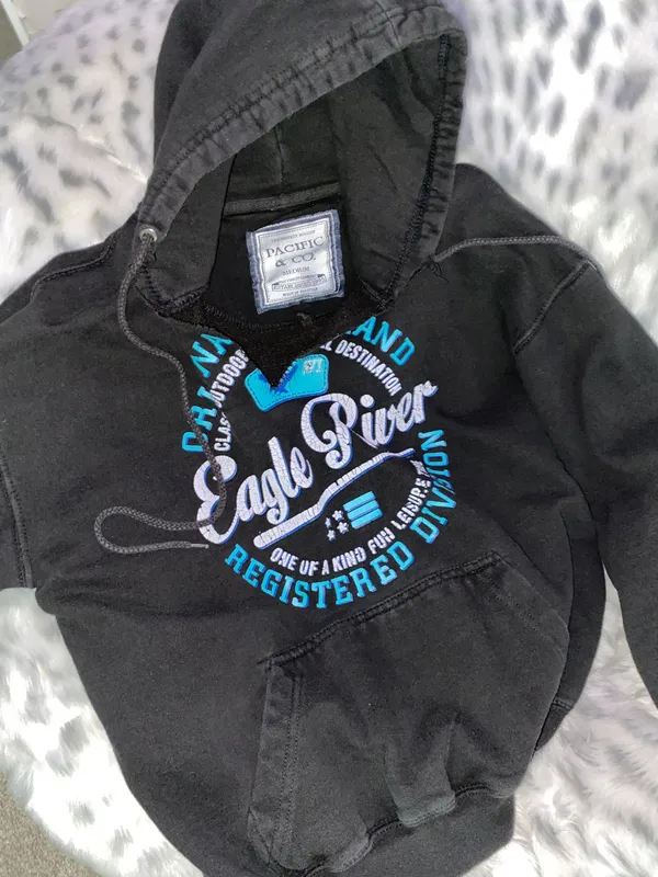 Wisconsin Hoodie Black Size M - Image 2