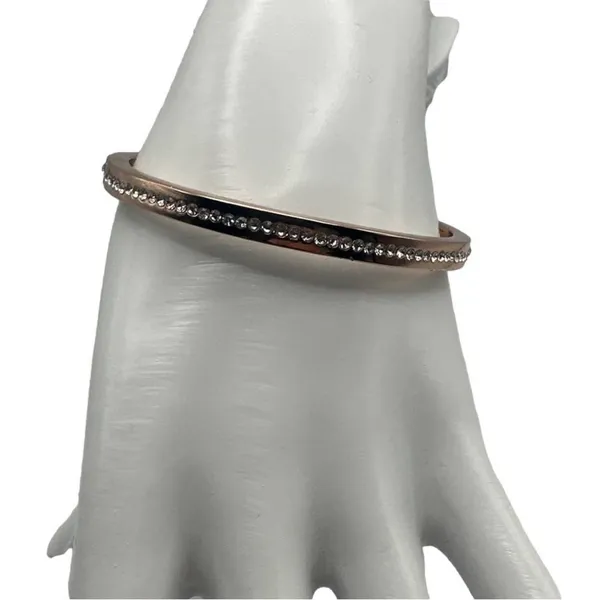 KATE SPADE New York Crystal Bangle Bracelet Gold Tone - Image 2
