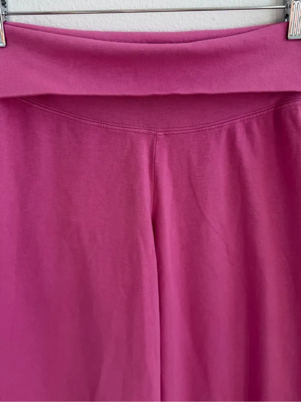 Brandy Melville Pink Priscilla Foldover Wide Leg Pants NWT - Image 5