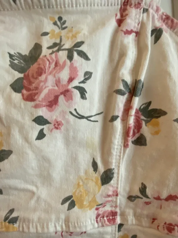 Floral Denim Dress - Image 7
