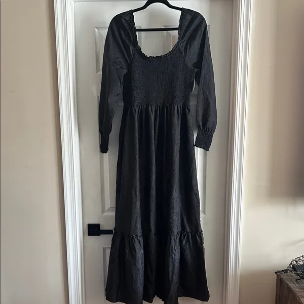 NWT The Hill House Black Wmily Nap Dress - Smocked Bodice - Image 13