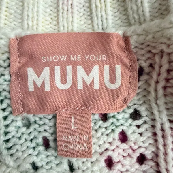 Show Me Your Mumu Vienna Sweater in Fresh Floral Size Large - Image 4
