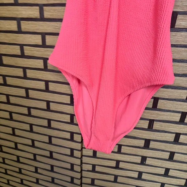 American Eagle Pink One Piece Cheekiest Swimsuit‎ Size Large - Image 4