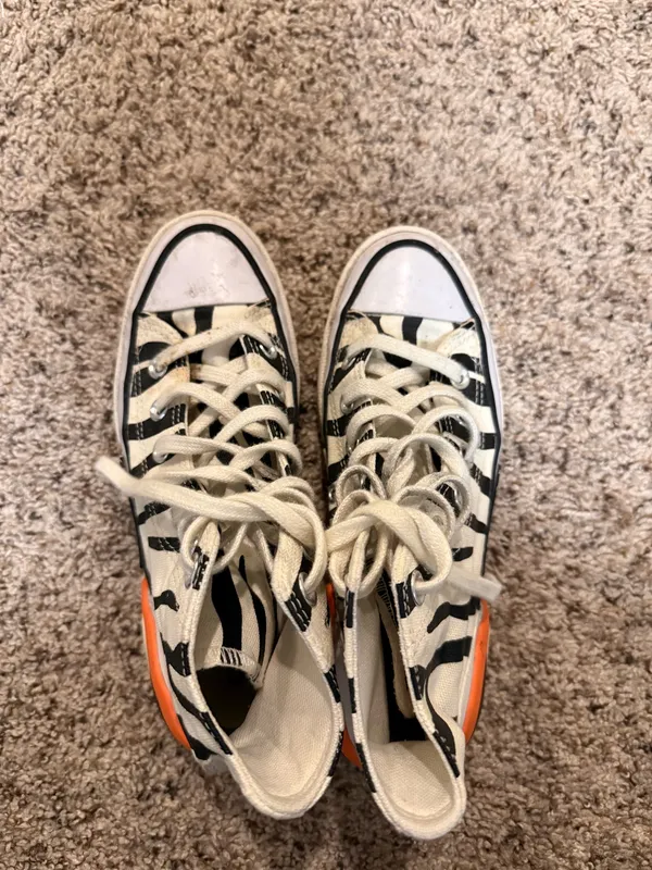 Converse High-Top Zebra Print - Image 2