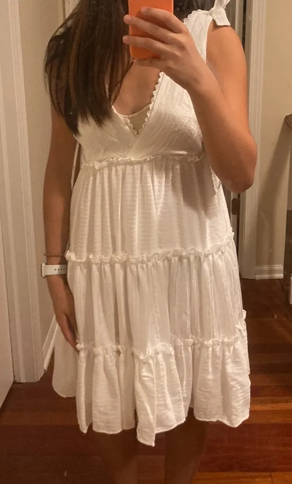 Lulus White Mini Dress - Image 3