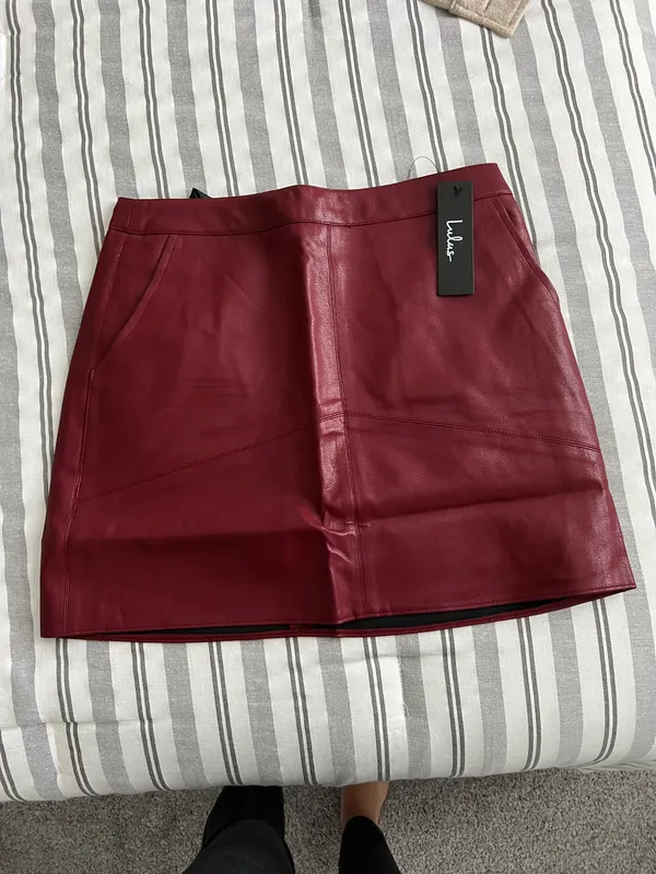 Lulus Leather Skirt - Image 4
