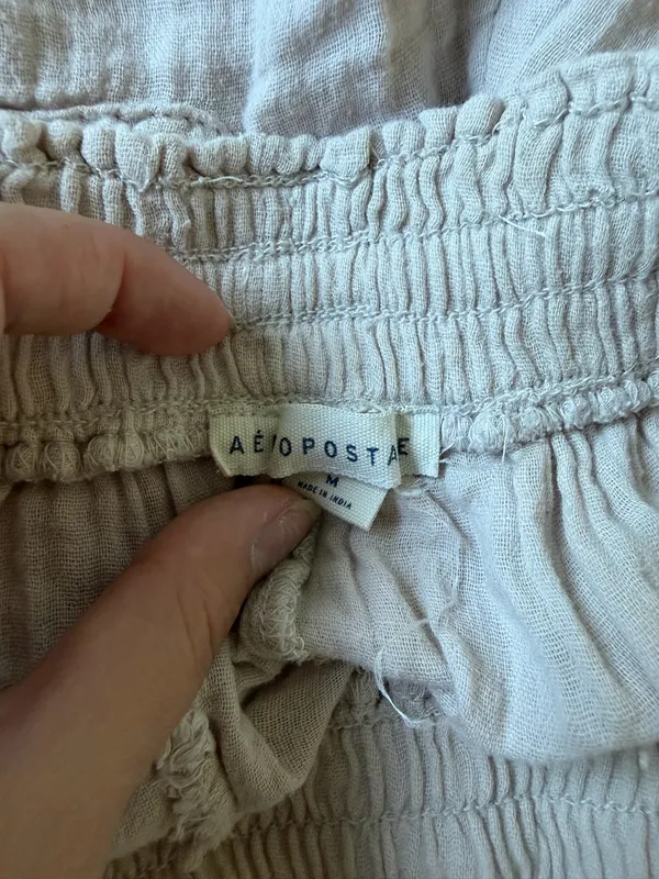 Aeropostale Tan Gauze Shorts - Image 5