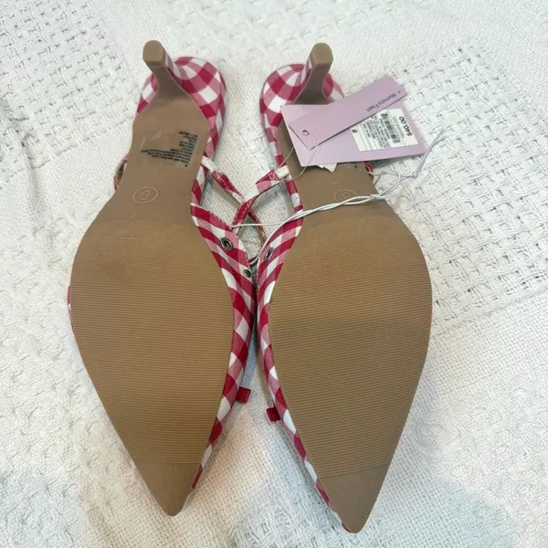 Wild Fable 8 Lysandra pointed toe bow kitten heel 3628 - Image 4