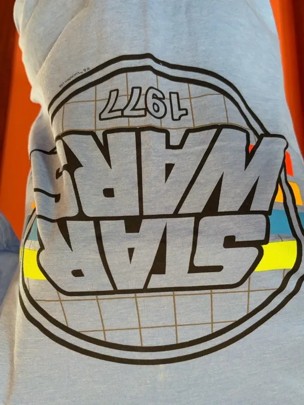 5/$25‼️ NWOT Star Wars 1977 Light Blue Graphic T‑Shirt - Image 2