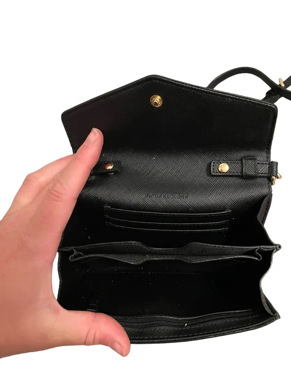Michael Kors Small Black Crossbody Purse - Image 4