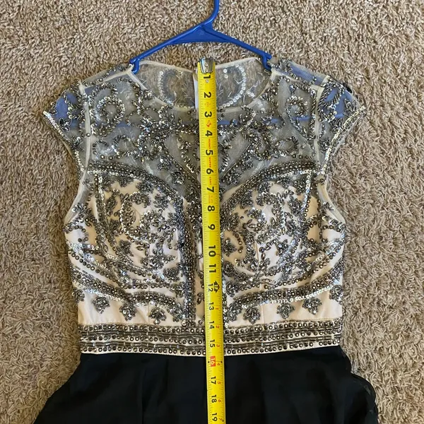 Womens Let’s Dress size Medium Black - Image 12