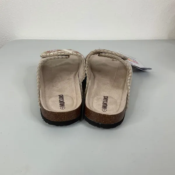 Muk Luks‎ NWT Crochet Top Slide Sandals Size 7 - Image 5