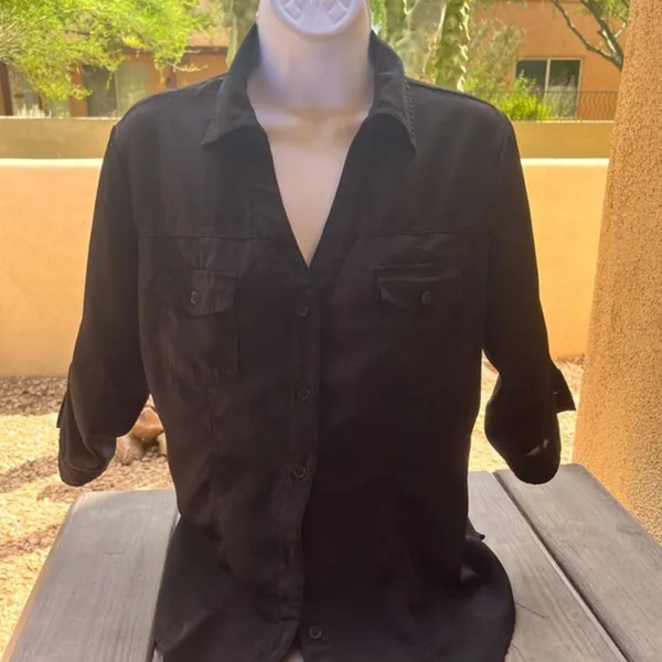 Black button up - Image 2