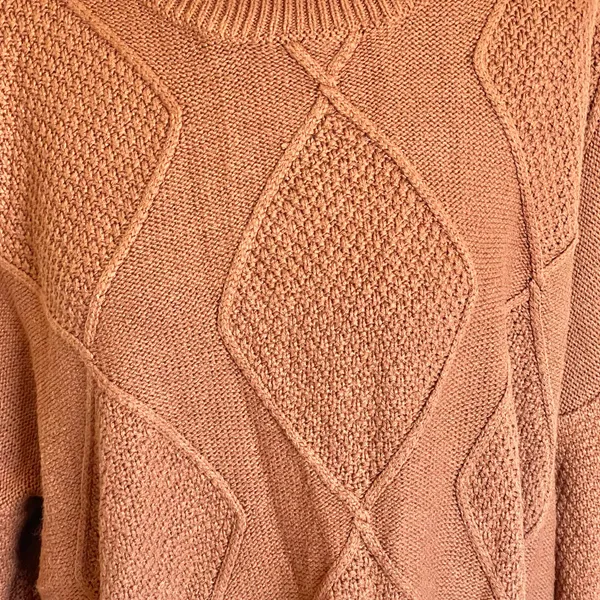 Shein Sweater 2XL Long Sleeve Brown - Image 5
