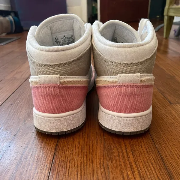 Nike Air Jordan 1 Mid Pastel Grind - Size Women’s 6 / Youth 4.5 - Image 9