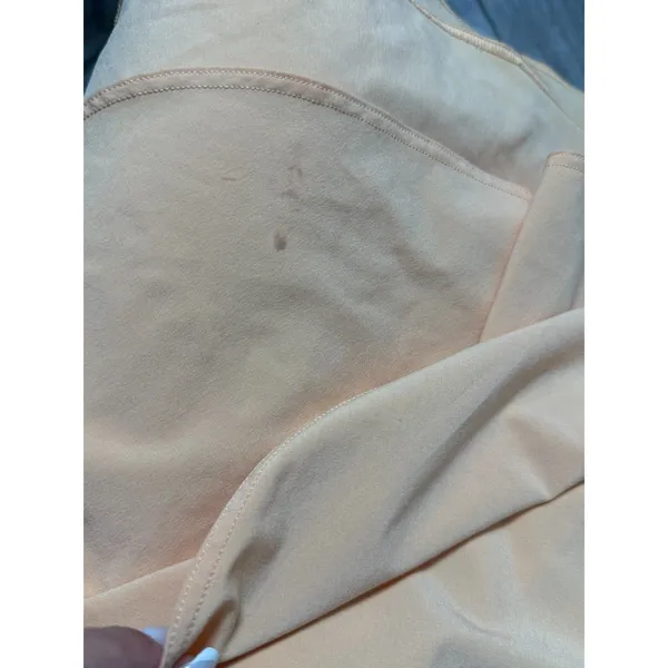 Lululemon Tiered Pleated Skort Rock Melon Peach High Rise Athletic Flowy Prep 6 - Image 6
