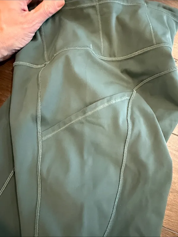 lululemon athletica Fast and Free High-Rise Green Leggings Size 6 - C53-020 - Image 4