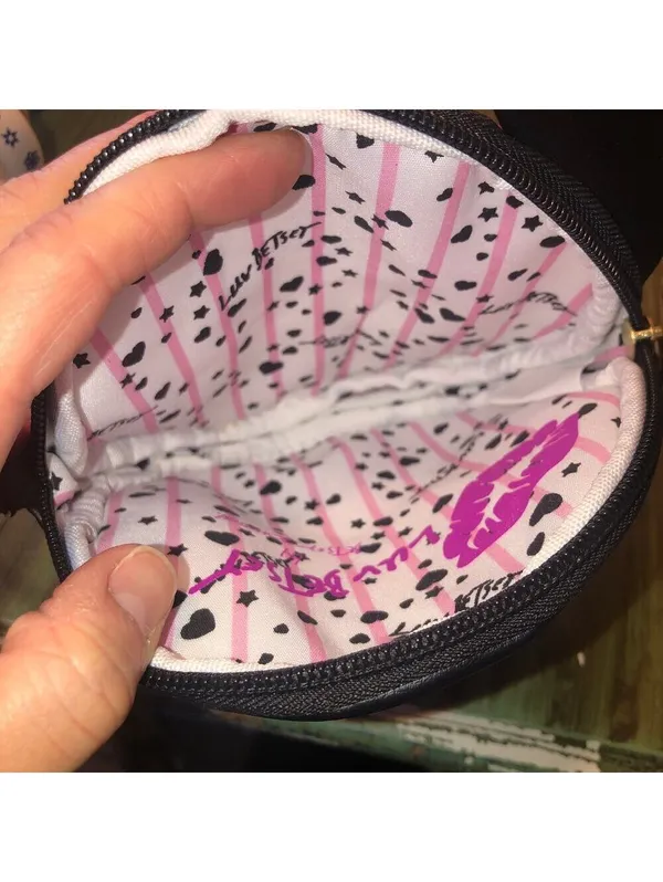 LUV Betsey Johnson NWOT Flamingo Coin Purse Wristlet Wallet - Image 3