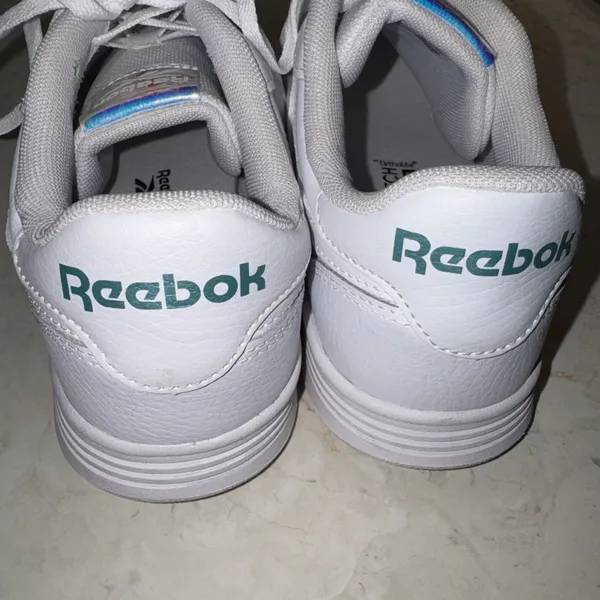 REEBOK sneakers COURT ADVANCE 7.5 holographic logo gym shoe ortholite memorytech - Image 3