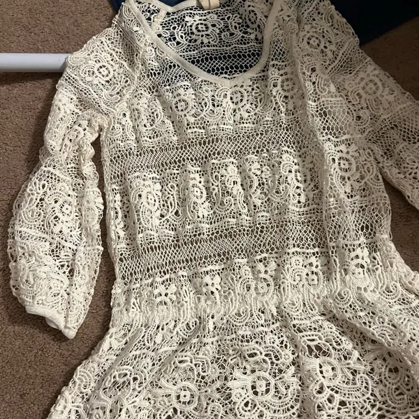 We the free‎ sheer crochet top xs - Image 6