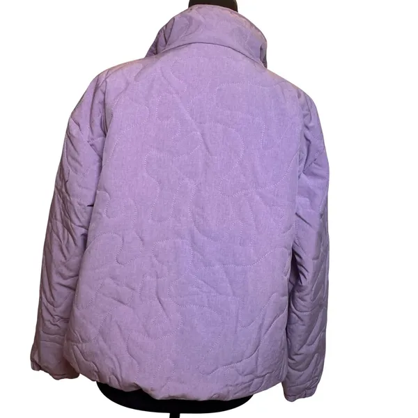 Avalanche Outdoor Supply Co Women Lavender Quilted Quarter Zip Pullover Jacket S - Image 4