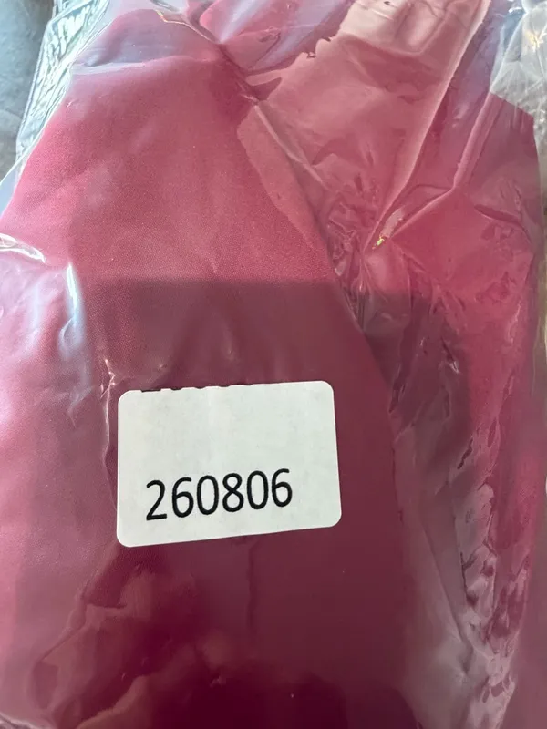Women's Dark Red Two Piece Scrub Set Size Small #260806 - Image 12