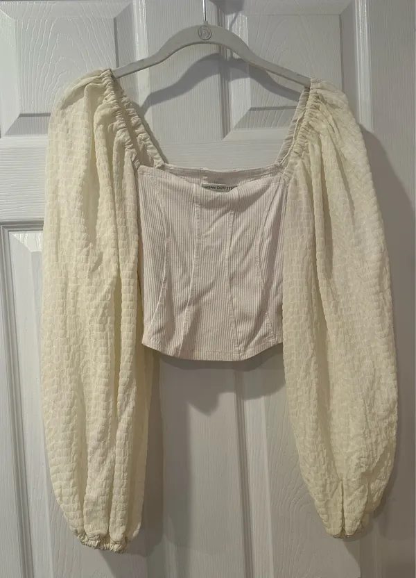 Urban Outfitters Long Sleeve Puff Top - Image 2