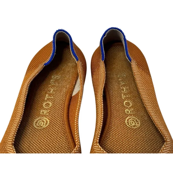 ROTHY’S Fawn Colorway Rounded Toe Ballet Knit Flats Slip On Eco Friendly Size W8 - Image 5