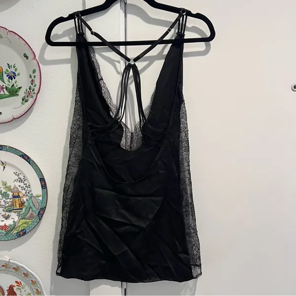 NEW Victorias Secret Chemise Black Lace Small - Image 8