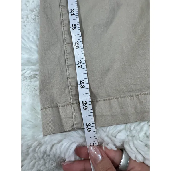 Garage Tan Cargo Pants Utility Workwear Y2K Khaki Straight Leg Size 3 - Image 8