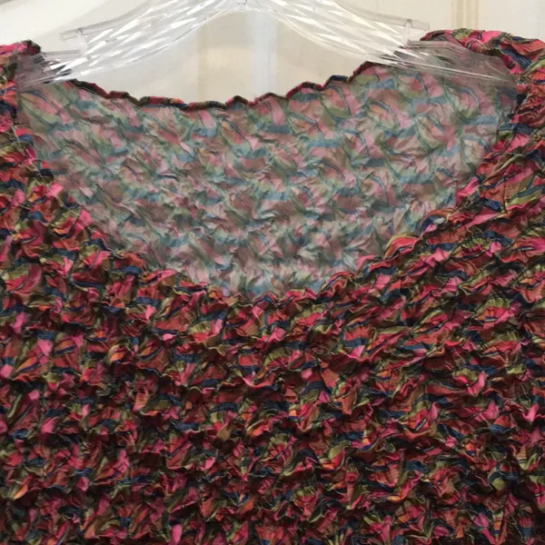 FINAL MARKDOWN Colorful short sleeved bubble top osfm Size undefined - Image 5
