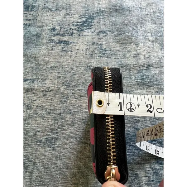 Kate Spade New York Staci 2021 Holiday Multi Striped Large Zip Wallet - Image 10